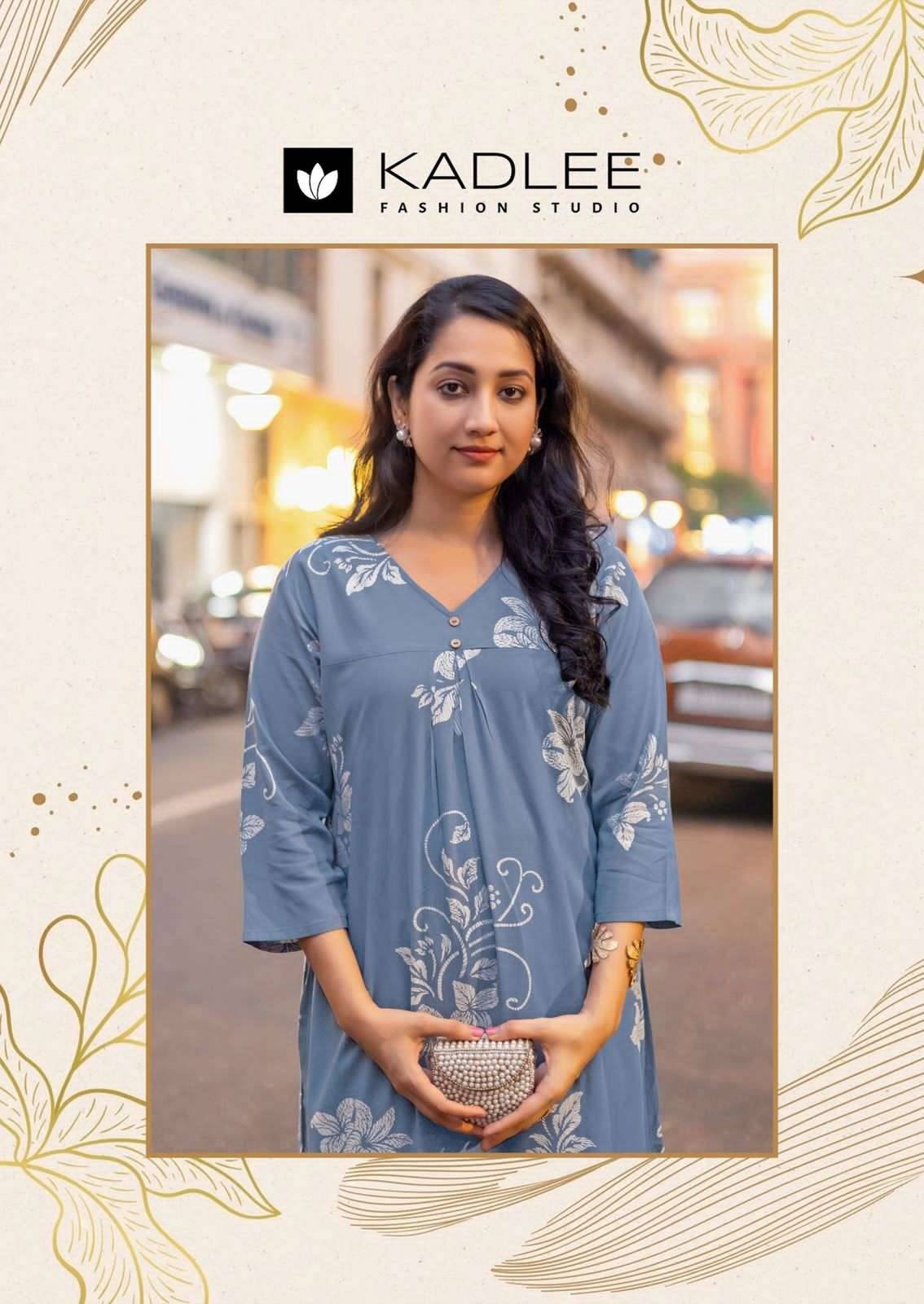 Heer Vol 2 By KADLEE 4007 To 4012 Series Beautiful Festive Suits Colourful Rayon Print Co-ord sets At Wholesale Price